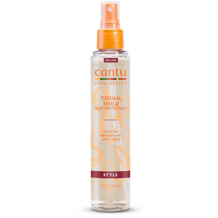 Primer pentru păr Cantu Shea Butter Thermal Shield, protecție termică până la 220 °C, 151 ml