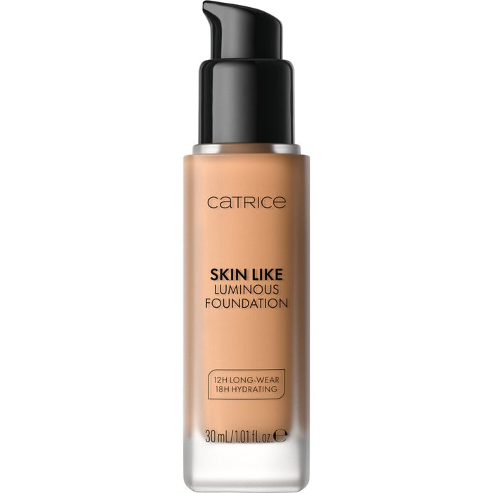 Fond de ten lichid Catrice Skin Like Luminous Foundation, hidratant, efect iluminator, nuanța 043W, 30 ml
