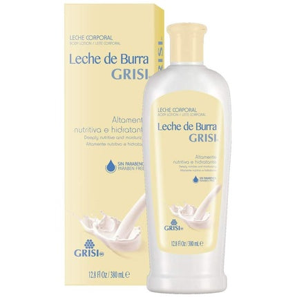 Lapte de corp Grisi Leche de Burra, 380ml, cutie galbenă