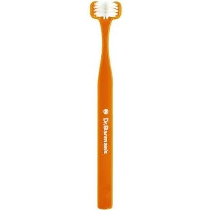 Periuță de dinți copii, Dr. Barman's Super Brush Compact Junior, Portocalie