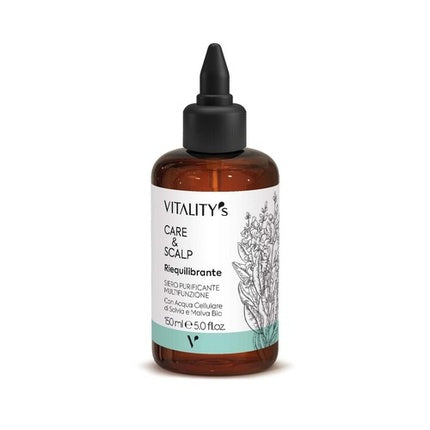 Serum Vitality's Care & Scalp Rebalancing, 150ml, ambalaj maro cu dop aplicator negru