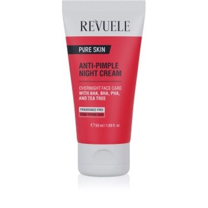 Crema de noapte Revuele Pure Skin Antipimple, 50 ml