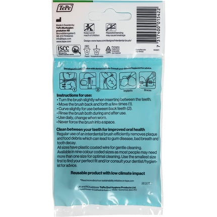Periuță Interdentală TEPE Original 0.8mm Verde