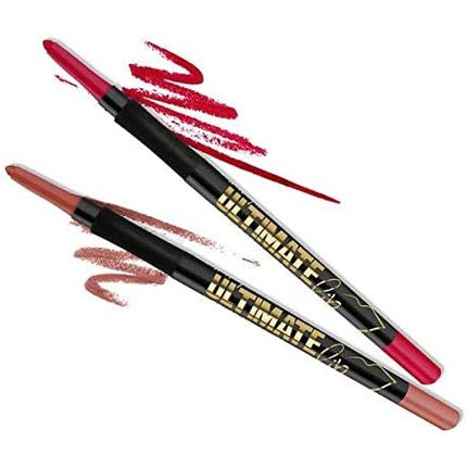 Creion de buze L.A. Girl Ultimate Auto Lipliner Nonstop Nude, culoare nude, corp negru cu text auriu