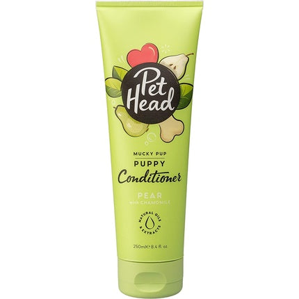 Condiționator pentru căței, Pet Head, Mucky Pup, verde, 250 ml