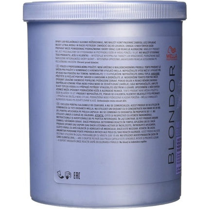 Pulbere decolorantă Wella Professionals Blondor Powder, 800 g