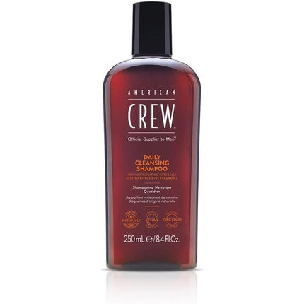 Șampon zilnic American Crew, vegan, fără silicon, 250ml