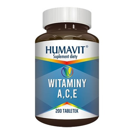 Humavit Nutritional Yeast Tablets With Vitamins A C și E, Supliment dietetic, 200 tablete