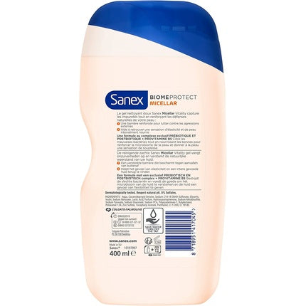Gel de duș Sanex BiomeProtect Micellar Vitality, 400ml