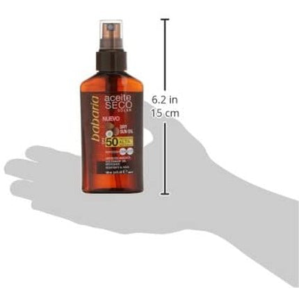 Ulei de corp Babaria Aceite Seco SPF50, cu protecție solară 100 ml