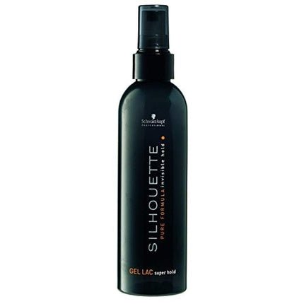 Gel Lac Schwarzkopf Professional Silhouette Super Hold, 200ml, Negru