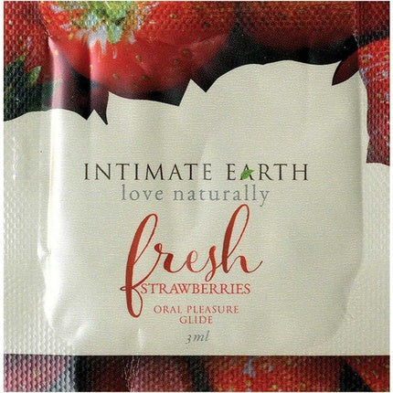 Lubrifiant Intimate Earth, Fresh Strawberries, 3ml