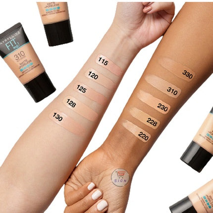 Fond de ten, Maybelline New York, Fit Me Matte, 30ml, diverse nuante