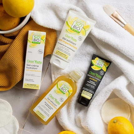 Gel de curățare cu efect de peeling Yuzu, 150ml