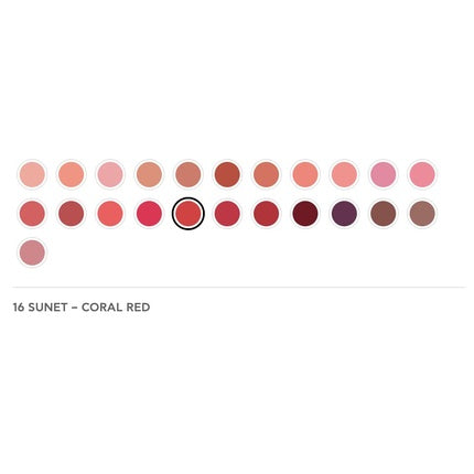 Ruj Matte Radiant Professional, VELVET 16 SUNSET CORAL RED