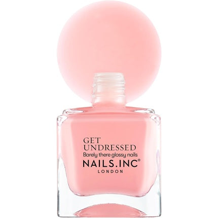 Lac de unghii Nails Inc Get Undressed roz 14ml