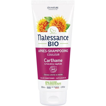 Condicioner pentru păr colorat, Natessance Bio, 200ml, cu ulei de floarea-soarelui