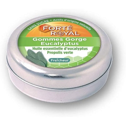Gume orale Forté Pharma Forte Royal Throat Gums Eucalyptus, fără zahăr, 45g