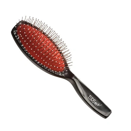 Eurostil Small Black Ball Brush, Rotundă, Negru, Plastic