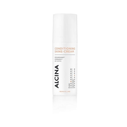 Cremă condiționantă cu luciu pentru păr uscat și deteriorat, Alcina, Repair Line, 50ml