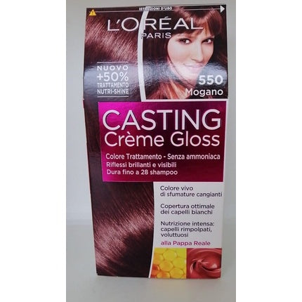 Vopsea de păr semi-permanentă, L'Oréal Paris, Casting Crème Gloss, 550 Mahon