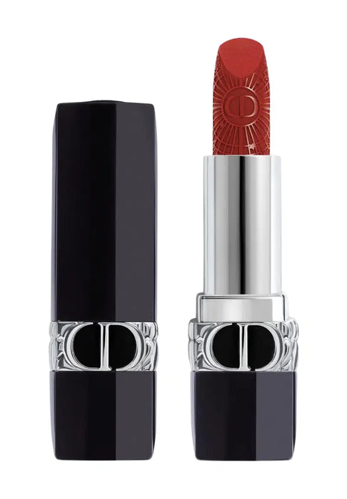 Ruj cremos Christian Dior Couture Colour, catifea, nuanța 999, reîncărcabil, 3,5 g