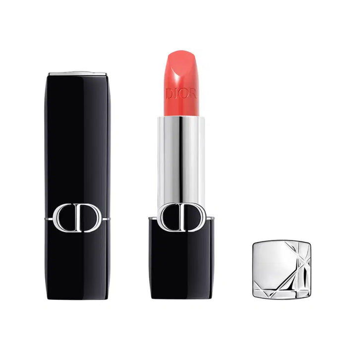 Ruj cremos Christian Dior Dior Rouge, finisaj satinat, nuanța 540 Coral mătăsos, 3.5 g