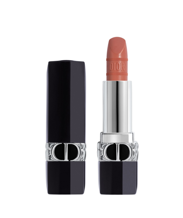 Ruj cremos Christian Dior Dior Rouge, finisaj satinat, nuanța Nude Fauve, 3.5 g