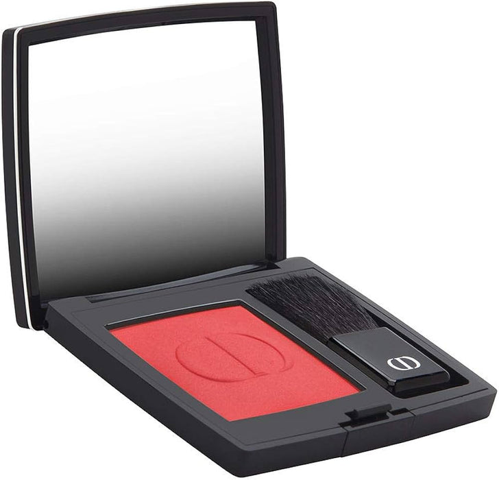 Fard de obraz compact Christian Dior Dior Rouge, finisaj satinat, nuanța 999 Roșu, 6,7 g