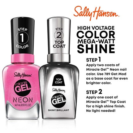Oja, Sally Hansen, Miracle Gel, verde neon