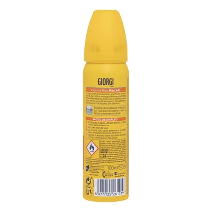 Giorgi Line Mousse Curl Foam cu fixare 24 de ore, Galben, 170 ml