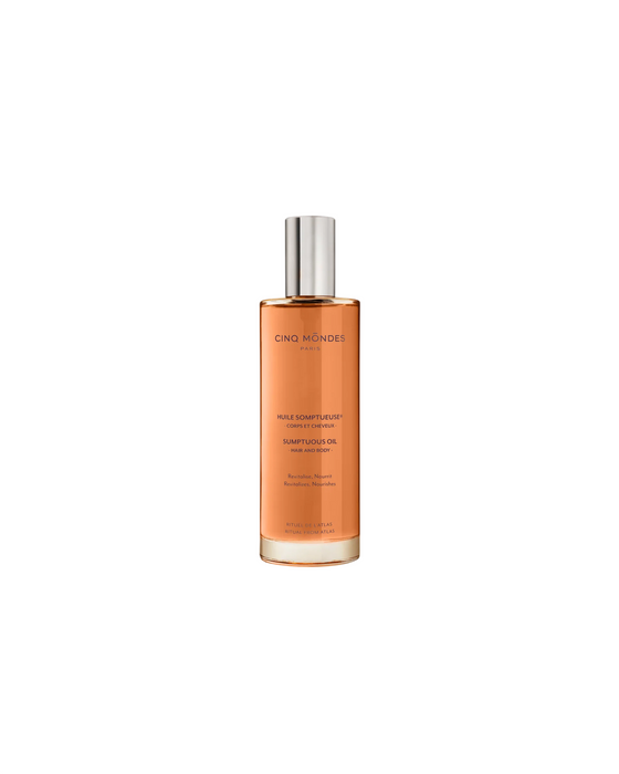 Ulei uscat pentru corp Cinq Mondes Sumptuous Ayurvedic Oil, hrănitor și reparator, 100 ml