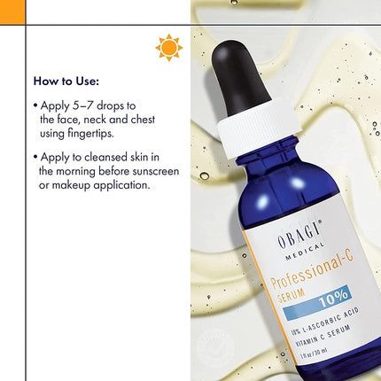 Ser Vitamina C, Obagi Medical, Professional-C 10%, albastru