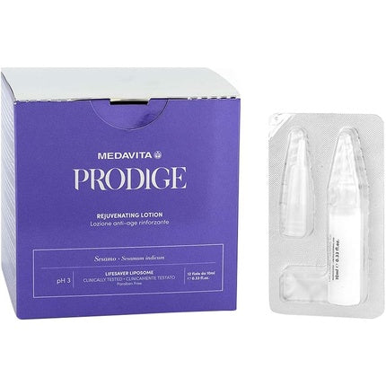 Serum Antiarăsare Medavita Prodige, Loțiune Rejuvenantă, 12x10ml, Culoare Violet