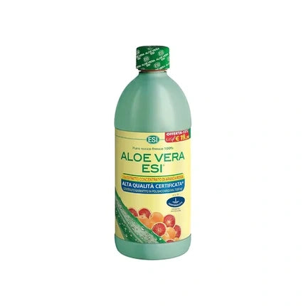 Lichid de corp Esi Aloe Vera cu Extract Concentrat de Portocală Sângere, 1000ml, Verde