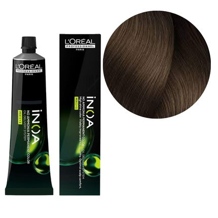 Vopsea de păr L'Oréal Professionnel INOA 723 Dark Brown, 80 ml
