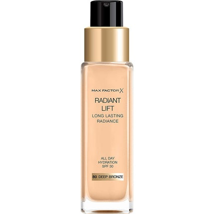 Fond de ten Max Factor Radiant Lift, SPF 30, 80 Deep Bronze