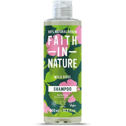 Șampon, Faith In Nature, Wild Rose, 400ml, verde