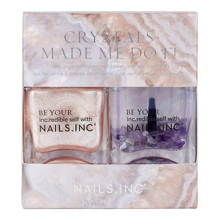 Lac de unghii, Nails Inc, Crystals Made Me Do It, roz și violet