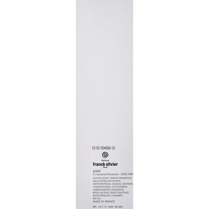Eau de Parfum Franck Olivier Sun Java White 75 ml