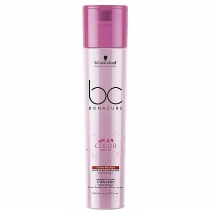 Șampon Schwarzkopf BC Bonacure PH 4.5 Color Freeze, culoare roșie vibrantă, 250 ml