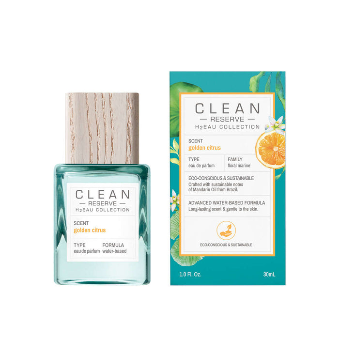 Apă de parfum Clean H2Eau Golden Citrus, unisex, 30 ml