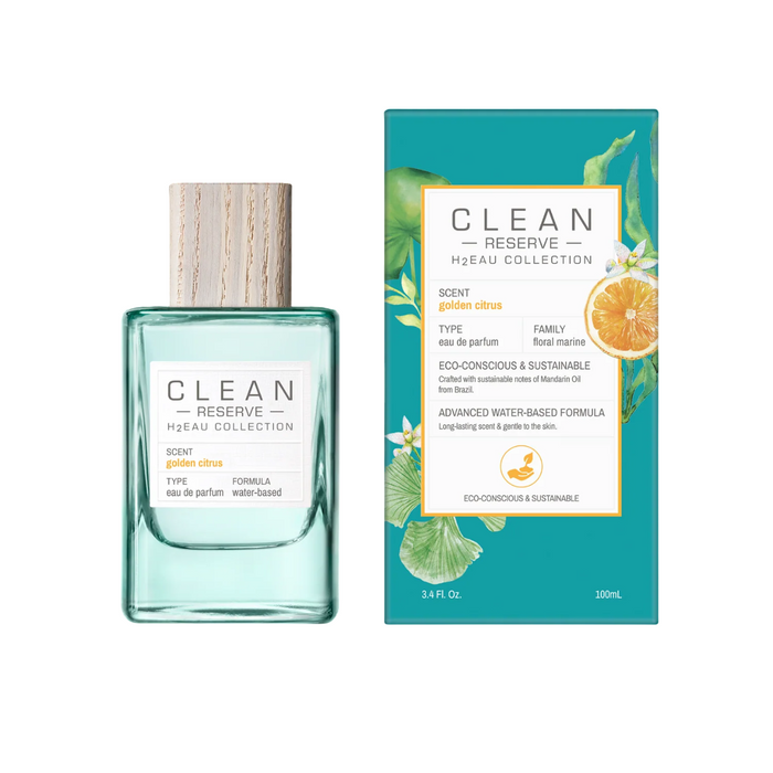Apă de parfum Clean H2Eau Golden Citrus, unisex, 100 ml