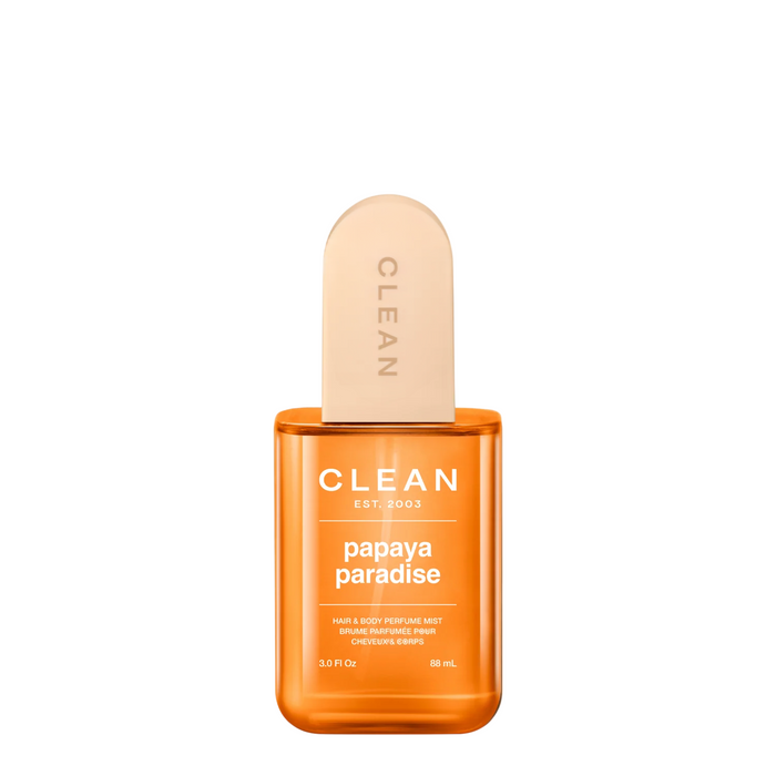 Ceață parfumată pentru păr Clean Papaya Paradise, 88 ml