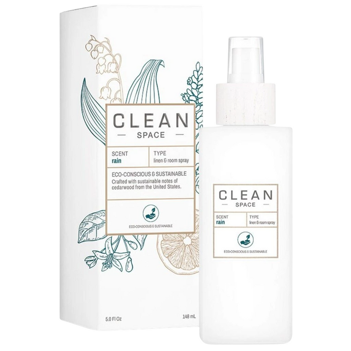 Spray de cameră și textile Clean Space Rain, 148 ml