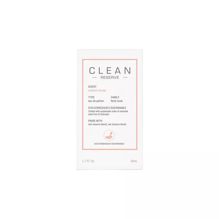 Apă de parfum Clean Reserve Radiant Nectar, unisex, reumplibilă, 50 ml