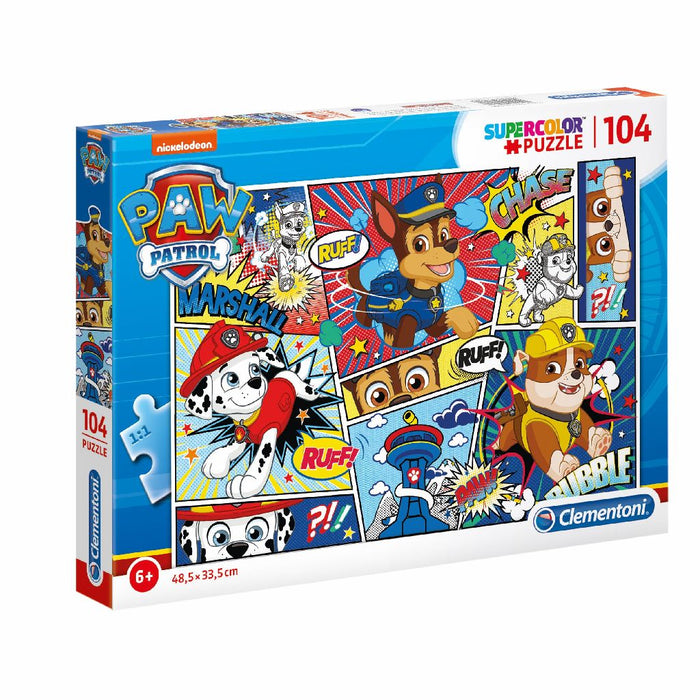 Puzzle Clementoni PAW Patrol, 104 piese, 6+ ani