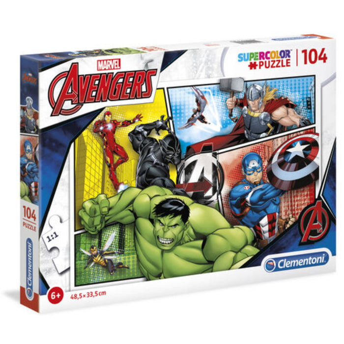 Puzzle Clementoni The Avengers, 104 piese, 6+ ani