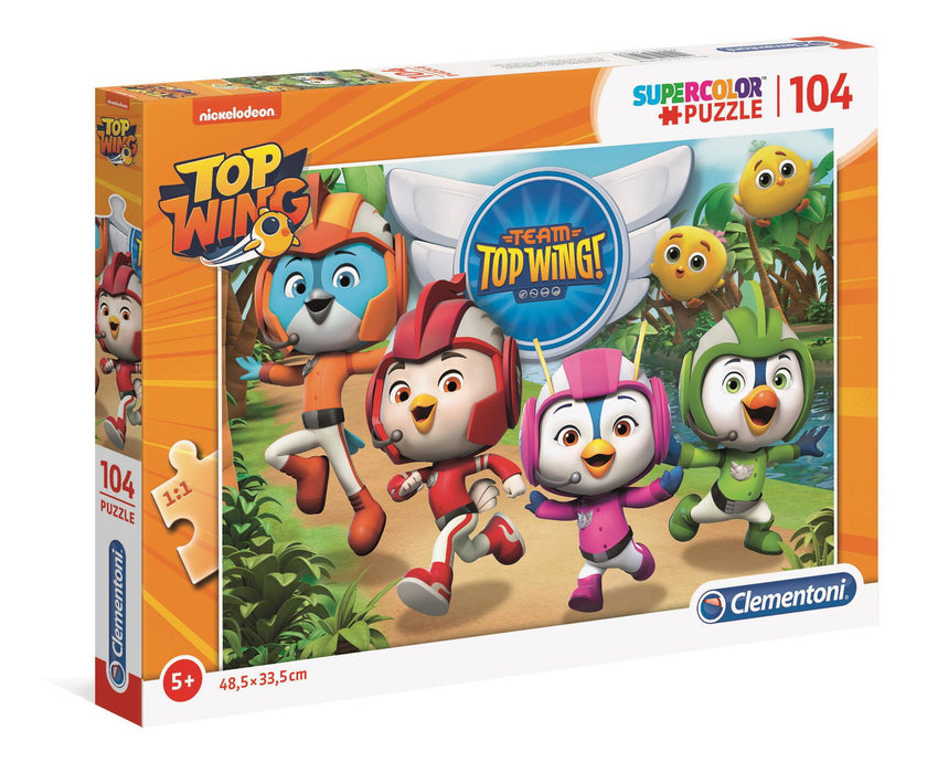 Puzzle Clementoni Top Wing, 104 piese, 5+, 48,5 × 33,5 cm