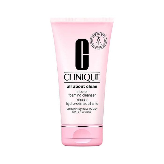 Cremă spumantă de curățare Clinique All About Clean, hidratantă, pentru ten mixt și gras, 150 ml